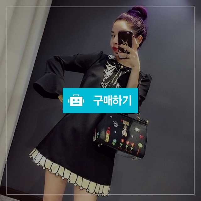 (해외수입)프릴넥 블랙 원피스 / 비비드걸님의 스토어 / 디비디비 / 구매하기 / 특가할인