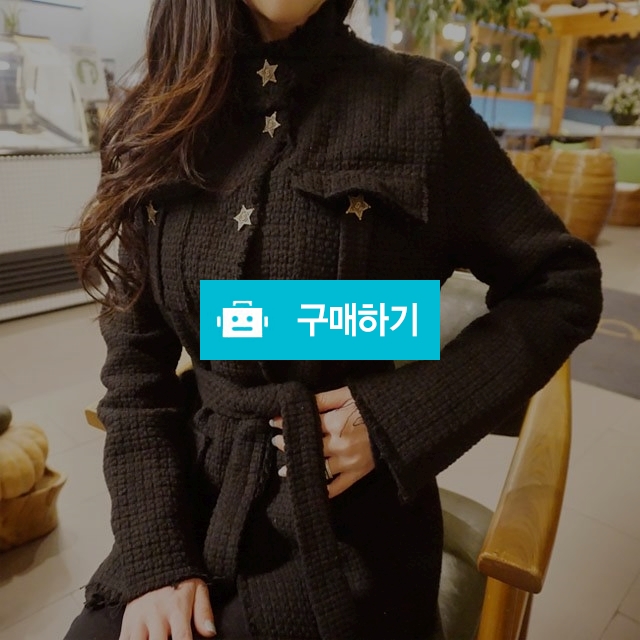별 단추 트위드 벨트 자켓 / 행온님의 스토어 / 디비디비 / 구매하기 / 특가할인