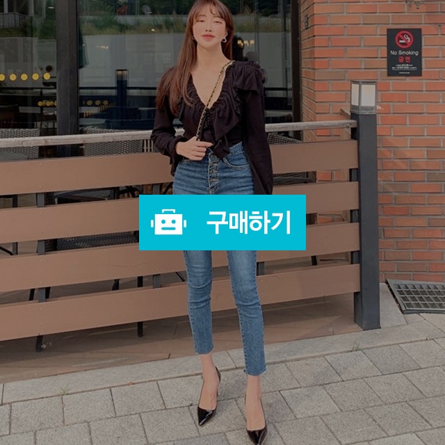 언발 4버튼 9부 스키니 데님팬츠  / 나리블님의 스토어 / 디비디비 / 구매하기 / 특가할인