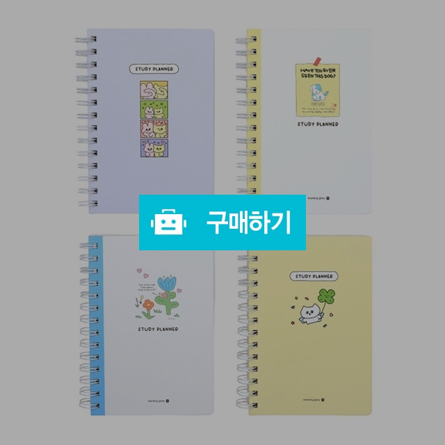 모닝글로리 데일리플래너 스프링 일러스트 스터디플래너 / 설래임 / 디비디비 / 구매하기 / 특가할인