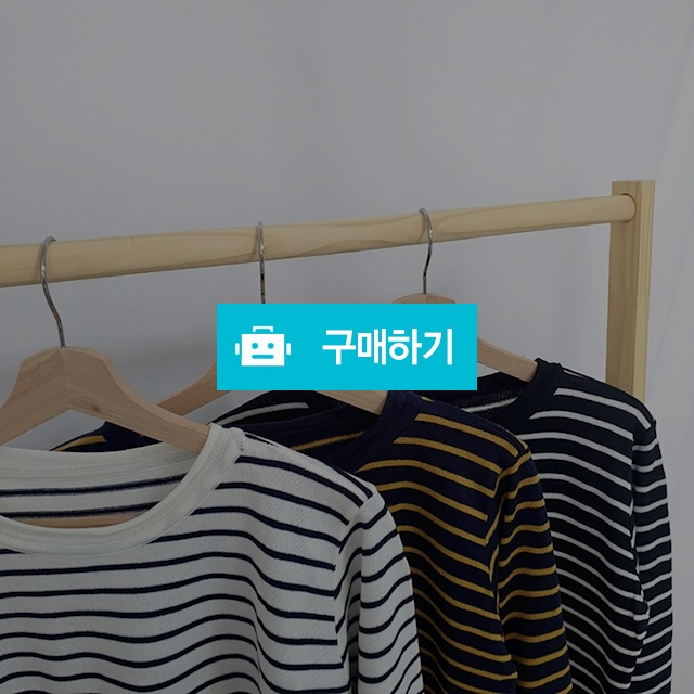 루즈핏 스트라이프 돌돌 니트티 3컬러 / 어노드님의 스토어 / 디비디비 / 구매하기 / 특가할인