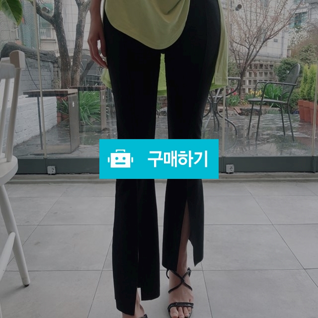 ♥핏대박♥하이웨스트 트임 부츠컷 레깅스 바지(블랙 화이트 그레이) / 만자린다님의 스토어 / 디비디비 / 구매하기 / 특가할인