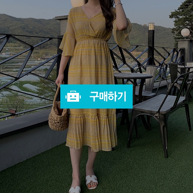 리본 에스닉 패턴 롱원피스 / 럽엔 / 디비디비 / 구매하기 / 특가할인