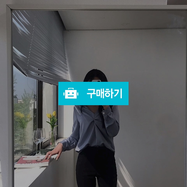브이넥 실크 꼬임 카라 블라우스 / to 25 / 디비디비 / 구매하기 / 특가할인