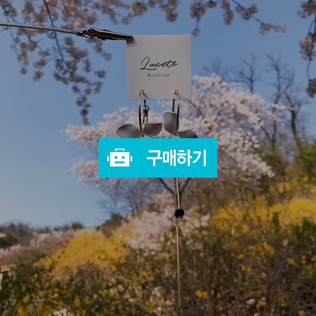 플라워 포인트 링귀걸이 / 루쎄테 / 디비디비 / 구매하기 / 특가할인
