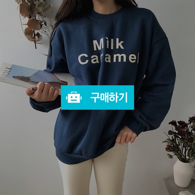 레터링 라운드 기모 맨투맨 티셔츠 / choislabel님의 스토어 / 디비디비 / 구매하기 / 특가할인