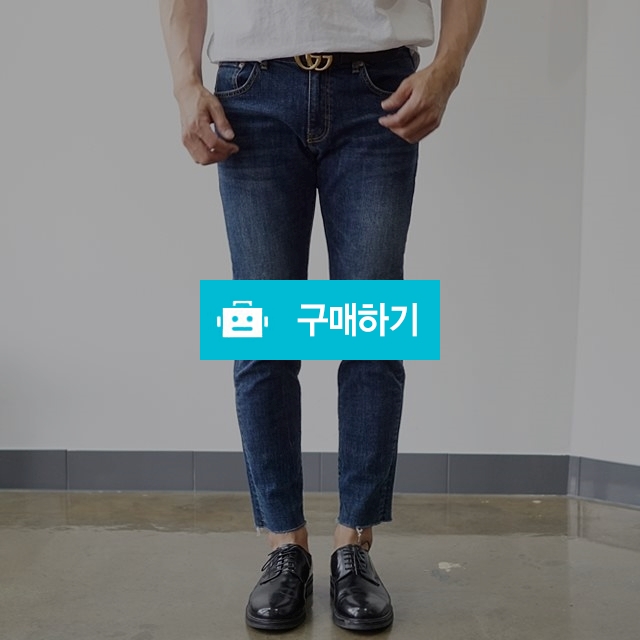 센남 남자 심플 진청 커팅 청바지 / 센남님의 스토어 / 디비디비 / 구매하기 / 특가할인