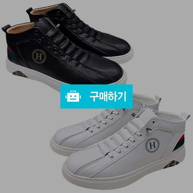 남성스니커즈 매듭없는신발 밴딩운동화 천연소가죽 미드탑 지퍼스니커즈 3cm굽 키높이운동화 / 마리오탈라리코님의 스토어 / 디비디비 / 구매하기 / 특가할인