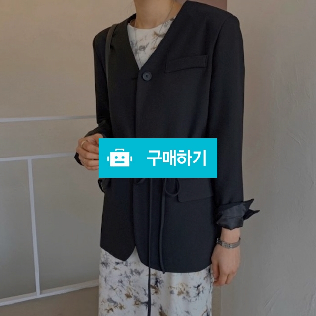 노카라 브이넥 벨트 자켓 / Wonlop원럽님의 스토어 / 디비디비 / 구매하기 / 특가할인