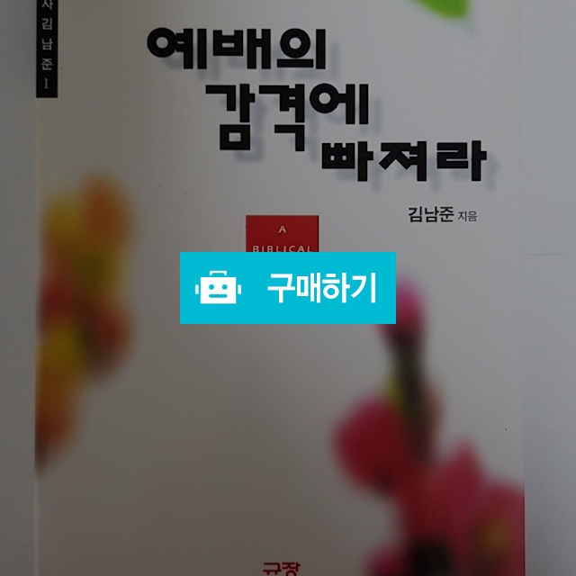 예배의 감격에 빠져라(김남준/규장) / 크로스라이프 출판사 / 디비디비 / 구매하기 / 특가할인