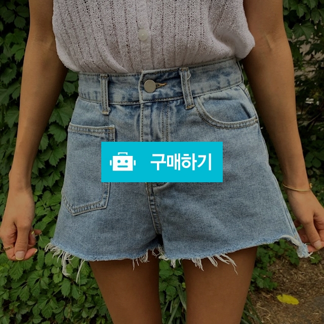 연청 컷팅 포켓 데님 숏팬츠 / 파이브룸 / 디비디비 / 구매하기 / 특가할인