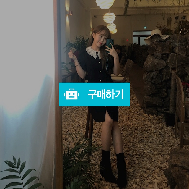배색 레이스 카라 단추원피스 / 퓨어블리님의 스토어 / 디비디비 / 구매하기 / 특가할인