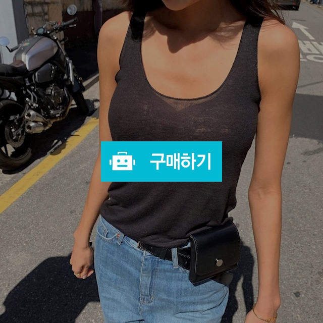 시스루 기본 민소매 나시티 / 파이브룸 / 디비디비 / 구매하기 / 특가할인