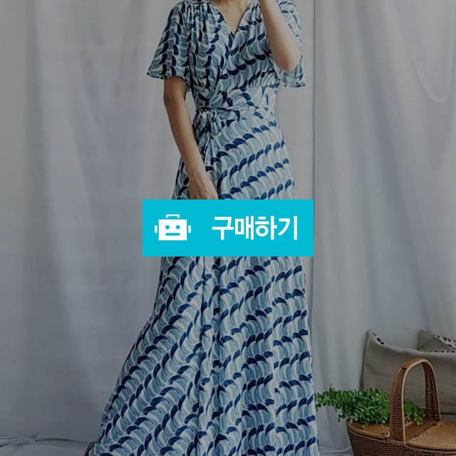아쿠아 저지 맥시 미디 랩 원피스 / 라비융 RaviYung / 디비디비 / 구매하기 / 특가할인