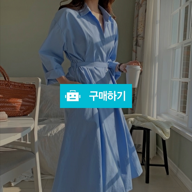 카라 랩 셔츠 롱원피스 / Wonlop원럽님의 스토어 / 디비디비 / 구매하기 / 특가할인