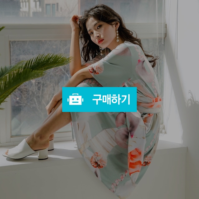 [블리다] Orange geometric wrap dress / 포틴데이즈 / 디비디비 / 구매하기 / 특가할인