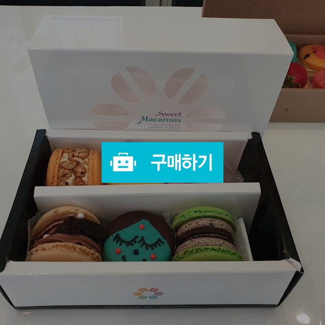 뚱뚱한 수제 마카롱 고급 선물포장6개입 / 퓨수소수 / 디비디비 / 구매하기 / 특가할인