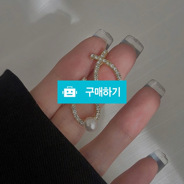 [HO]큐빅 진주물고기 귀걸이[은침] / elrismall님의 스토어 / 디비디비 / 구매하기 / 특가할인