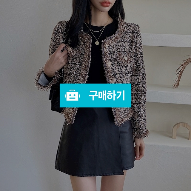 가을 금장단추 트위드 자켓 / 소행샵 / 디비디비 / 구매하기 / 특가할인