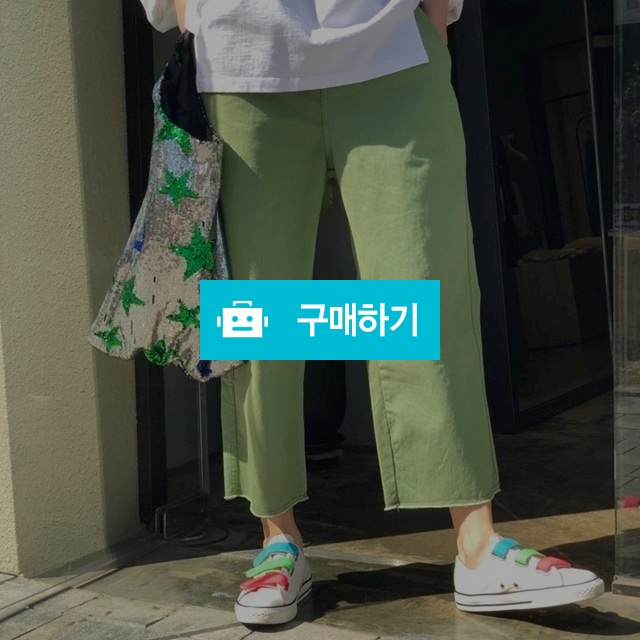 와이드 밴딩 9부 면팬츠 / 샵일공일 / 디비디비 / 구매하기 / 특가할인