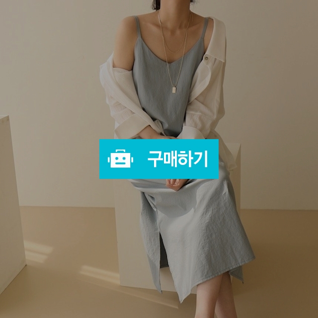 린넨 슬립 옆트임 원피스 / 민클로즈 / 디비디비 / 구매하기 / 특가할인