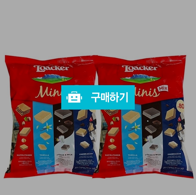 [더반] 로아커 웨하스 미니스 믹스800g x 2봉 / 온라인대장님의 스토어 / 디비디비 / 구매하기 / 특가할인