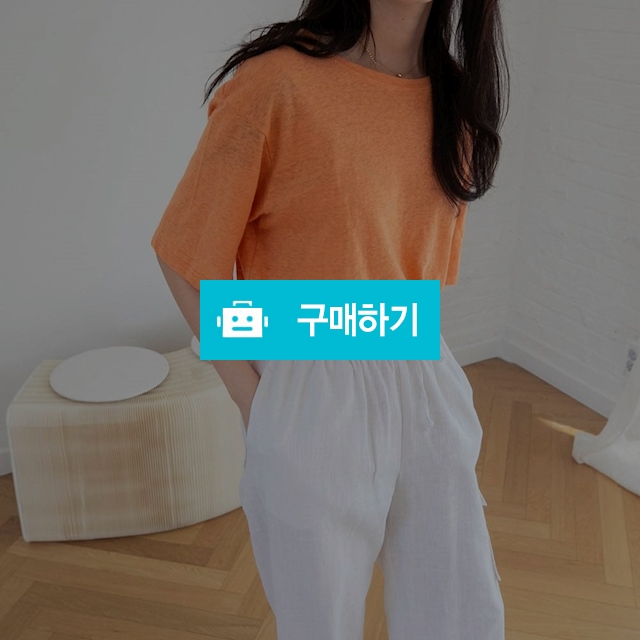 세링 라운드 린넨티셔츠 / 시은씨 스토어 / 디비디비 / 구매하기 / 특가할인