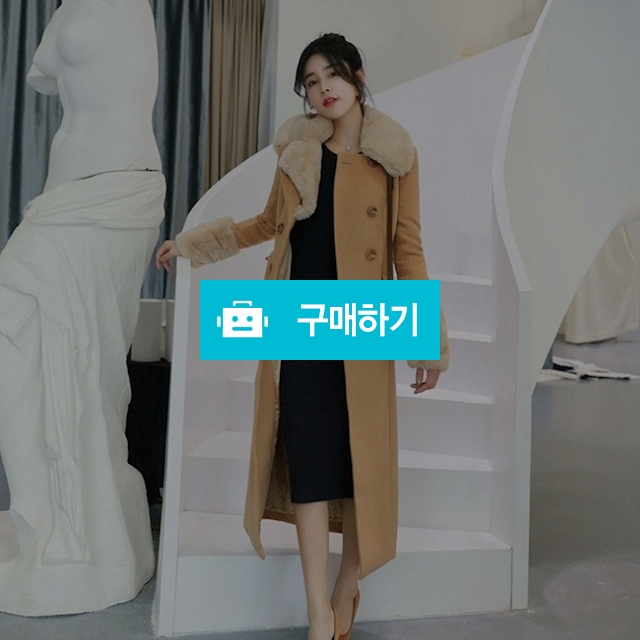 2019 F/W 럭셔리룩 퍼 포인트 여성 롱 코트 / 단골집1 / 디비디비 / 구매하기 / 특가할인