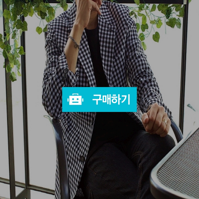 남과여 깅엄 리넨 체크원단 투버튼 블레이져 재킷 / 대단한놈님의 스토어 / 디비디비 / 구매하기 / 특가할인
