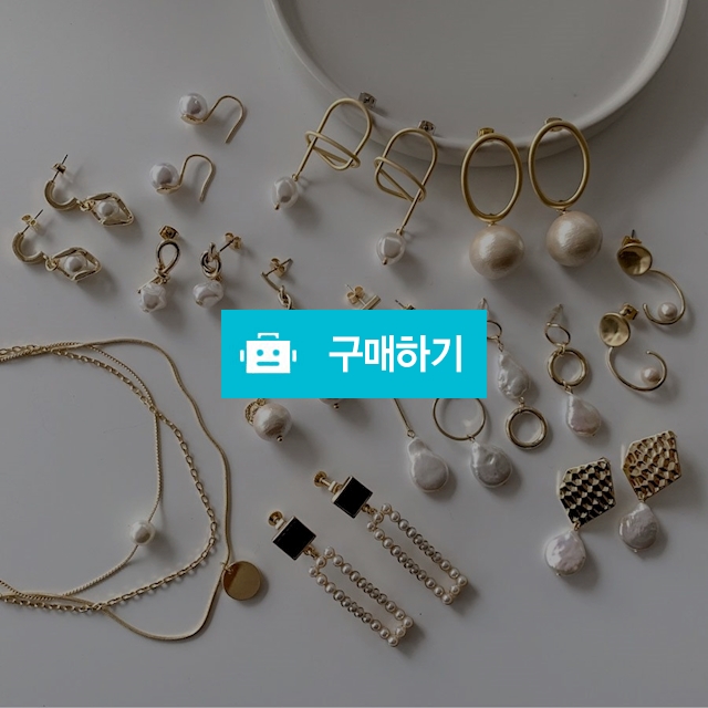 빈티지 데일리 진주 드롭귀걸이 귀찌 모음 / 뷰랩 스토어 / 디비디비 / 구매하기 / 특가할인