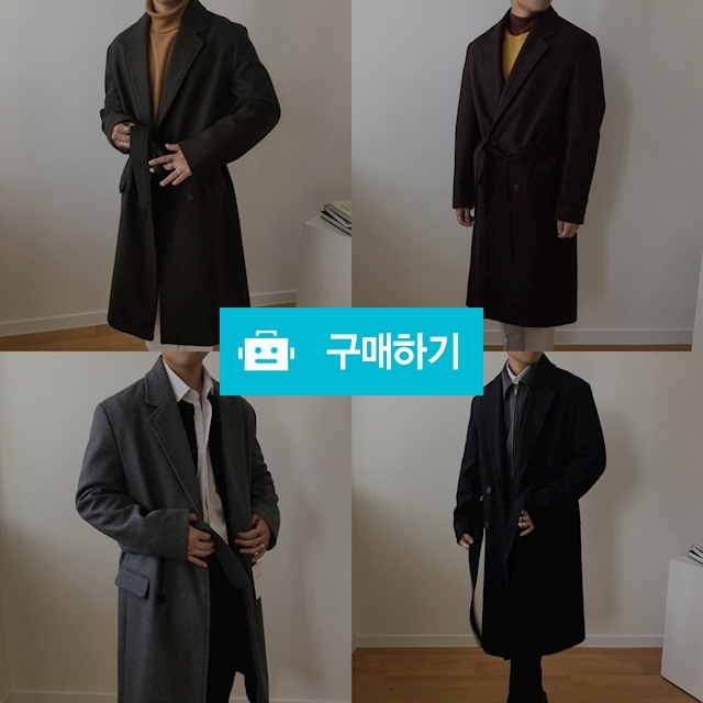 핸드메이드 클래식 더블 울 로브 코트 4 COLOR / 평상복스토어 / 디비디비 / 구매하기 / 특가할인