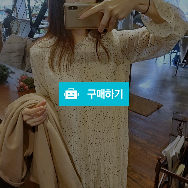도트 플리츠 쉬폰 롱원피스 / 클래식체어님의 스토어 / 디비디비 / 구매하기 / 특가할인