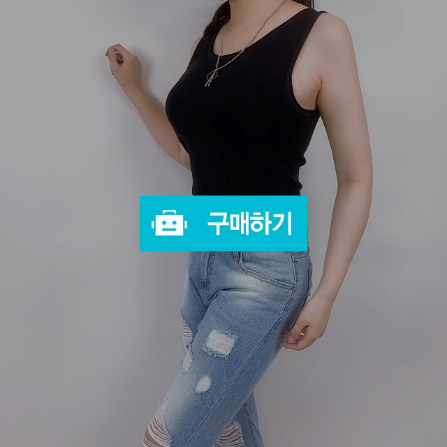 무지 여름 트임 니트 나시티 / 순수야 / 디비디비 / 구매하기 / 특가할인