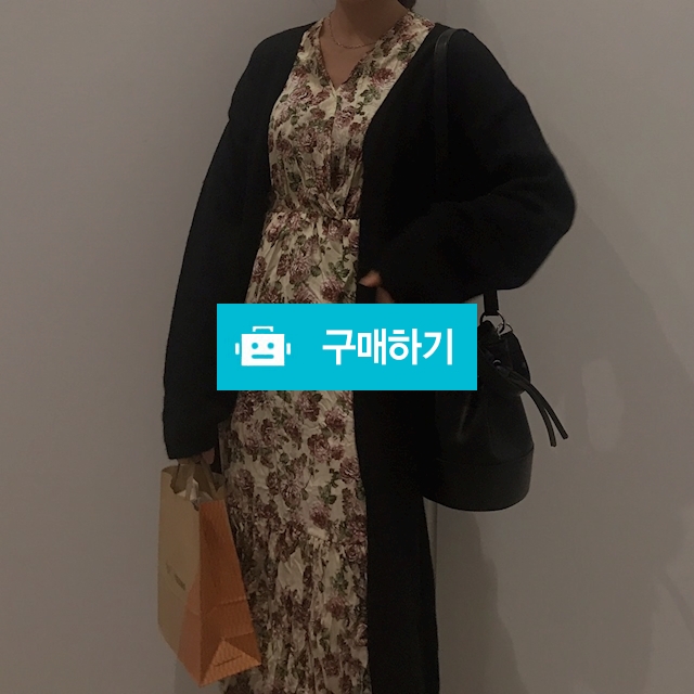 옆트임 벨트 롱가디건 / 블링데이지 / 디비디비 / 구매하기 / 특가할인