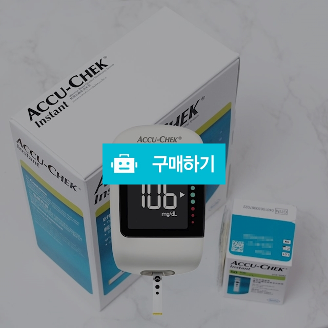 로슈 아큐첵 인스턴트 혈당계+혈당시험자50매+채혈침100개+알콜솜100매 / 메디위 / 디비디비 / 구매하기 / 특가할인