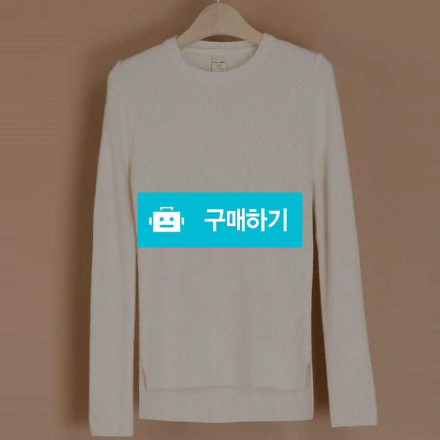여성 골지 라운드 울 캐시미어 니트티 / 오드리옷짱 / 디비디비 / 구매하기 / 특가할인