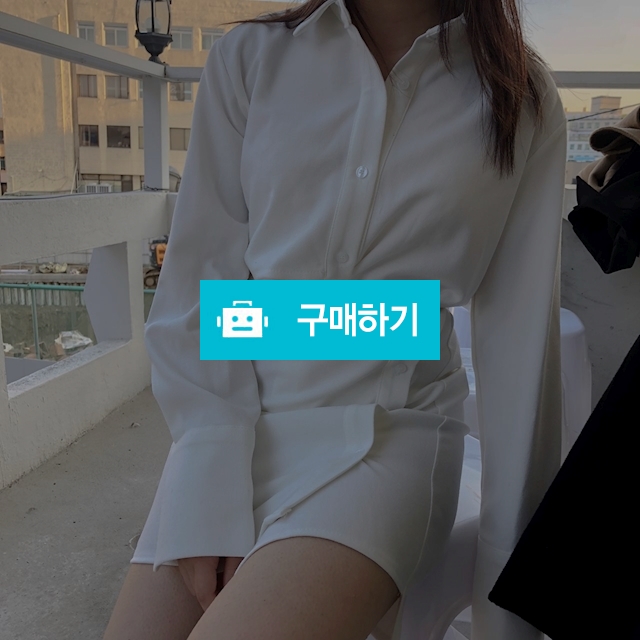 루즈핏 트임 셔츠 미니원피스 / 플럼미 / 디비디비 / 구매하기 / 특가할인