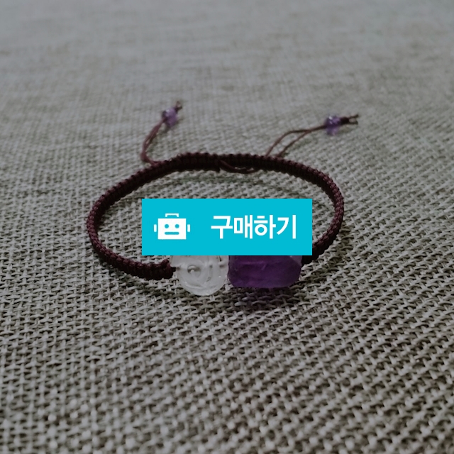 아름다울 美의 수정 & 자수정 매듭 팔찌 / 꽁시랑매듭이야기의스토어 / 디비디비 / 구매하기 / 특가할인