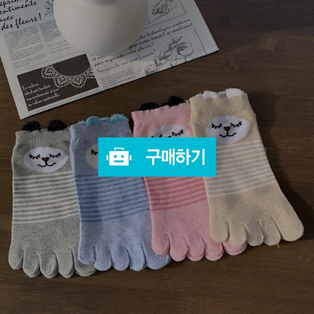 [당일출고] 5켤레 여성 양양이 발가락 스니커즈 양말 / 앤어바웃 / 디비디비 / 구매하기 / 특가할인