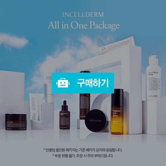 인셀덤 올인원 패키지/탱탱한피부/주름/필러/모공/노화관리/기초화장품/선물추천 / 다함 / 디비디비 / 구매하기 / 특가할인