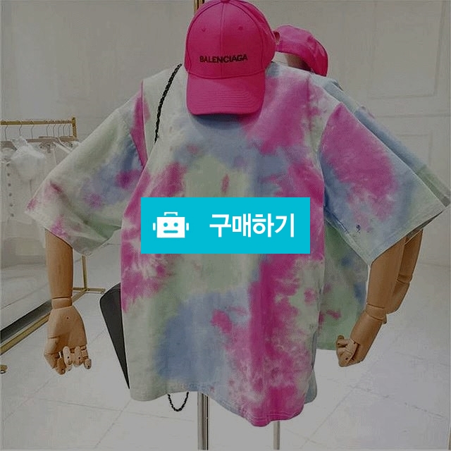 루즈핏 네온 나염 반팔티셔츠  / 모드페이지 / 디비디비 / 구매하기 / 특가할인