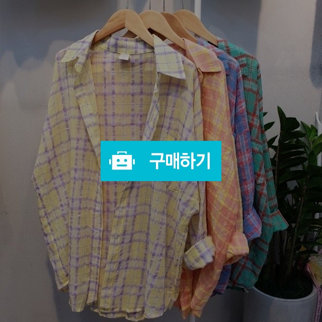 파스텔체크셔츠 / 디어러버dearlover님의 스토어 / 디비디비 / 구매하기 / 특가할인