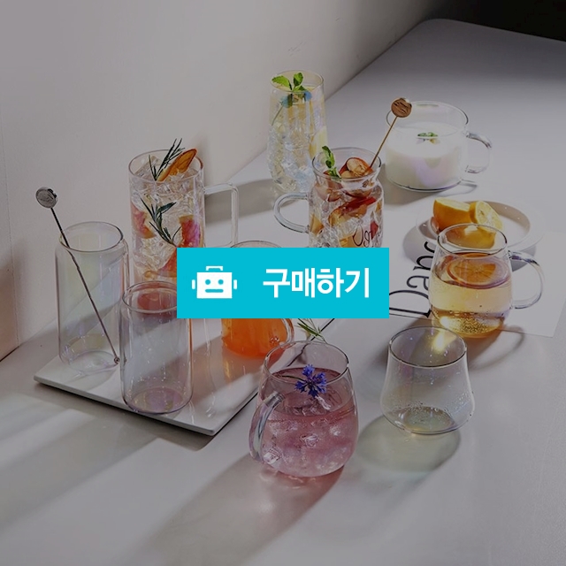 홀로그램 오로라 유리컵 홈카페 내열유리 맥주잔 머그잔 / 트래블앤쿡 / 디비디비 / 구매하기 / 특가할인