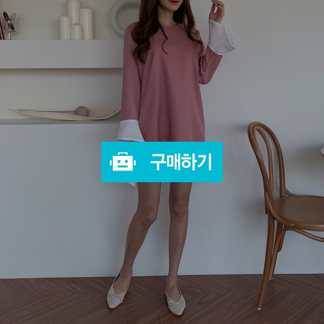 봄신상 배색 프릴 원피스 ♡3color♡ / 가빈뚠 / 디비디비 / 구매하기 / 특가할인