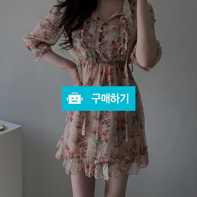 벚꽃 프릴 쉬폰원피스 / 럽엔 / 디비디비 / 구매하기 / 특가할인