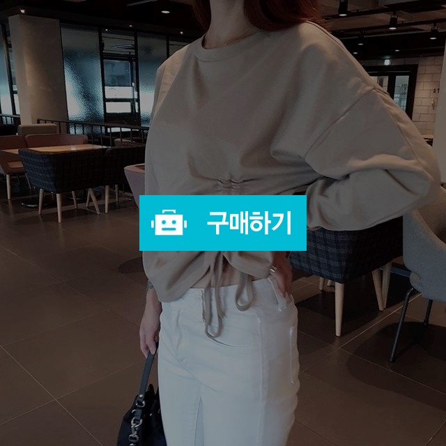 오버핏 스트링 셔링 언발 맨투맨 / 소울드레스jy / 디비디비 / 구매하기 / 특가할인