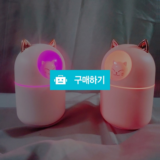 1+1 필터5개 포함 KC인증 무드등 미니 가습기 고양이 대용량 300ml 책상용 사무실 원룸 소형 USB  / 코디스토어 / 디비디비 / 구매하기 / 특가할인