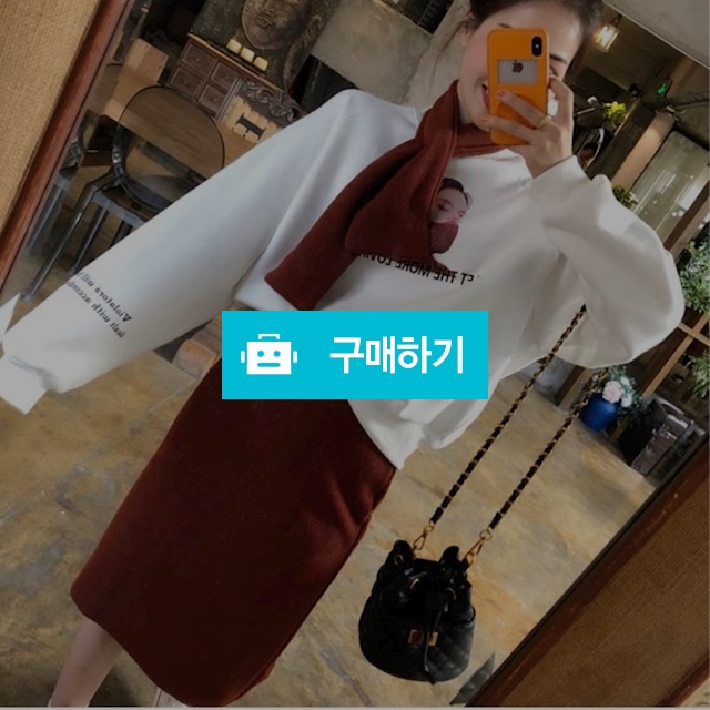 ♥ 뽀송 맨투맨+니트치마+목도리 투피스 set ♥ / 윙블리님의 스토어 / 디비디비 / 구매하기 / 특가할인