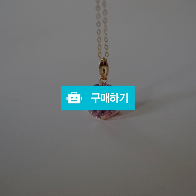 14k 핑크 큐빅 목걸이 / 손수메이크 / 디비디비 / 구매하기 / 특가할인