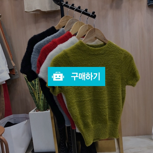 앙고라 이너 숏 반팔 니트 / 윤벨르님의 스토어 / 디비디비 / 구매하기 / 특가할인